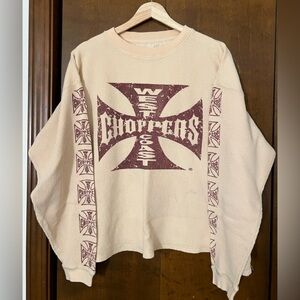 West Coast Choppers Cream Sweatshirt